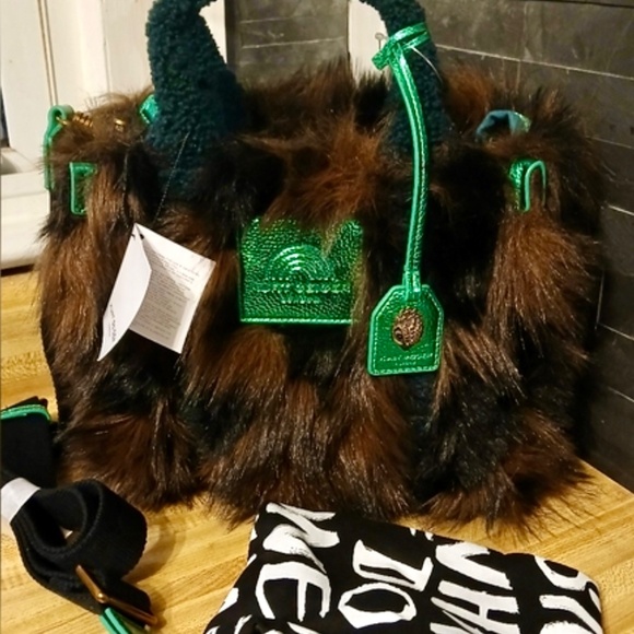 Kurt Geiger 🎁NWT Fuzzy Southbank Tote/Crossbody With Dustbag🎁 Gift Ready - Picture 13 of 15